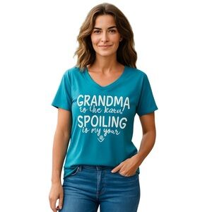 Port and Company Blue Relaxed Short Sleeve T-Shirt